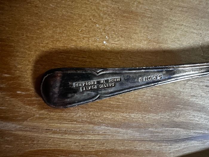 antique silver spoons/ forks