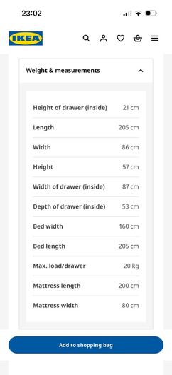 IKEA Brimnes Daybed with 2 mattresses