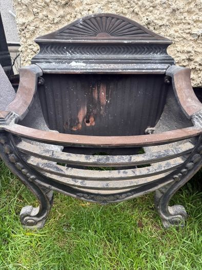 Victorian style fire basket