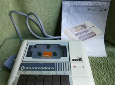Commodore 64 computer cassette player (not tested)