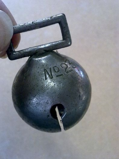 Victorian rumbler or crotal bell Horse harness bell
