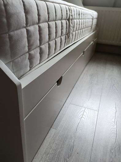 Double & Single Bunk Bed with Stairs