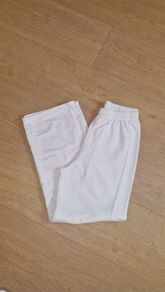 DUNNES White Wide Leg Trousers - S