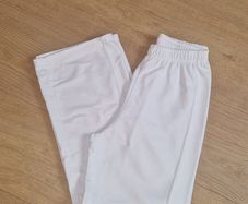 DUNNES White Wide Leg Trousers - S
