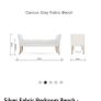 Fabric grey/silver Bench, EZ living Image 3