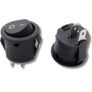Round Rocker ON/OFF Switch KCD1-2  Available in Red or Black. Image 5
