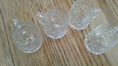 4 schnapps glasses