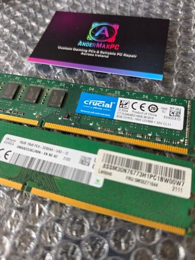 Memory 8gb Ddr3L + 16gb Ddr4