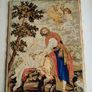 19th century flemish needlepoint wool tapestry "The sacrifice of issac" Image 2