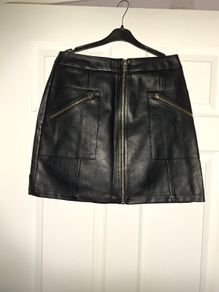 Brand NEW F&F faux leather skirt, size 8