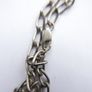 Vintage Sterling Silver 925 Chain Link Bracelet length 7,2" - 6,4g Image 6