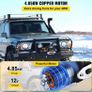 New Electric Winch 12v 13500lbs 6tone 24Meter Synthetic Rope with Remote Control for 4X4 Car Trailer ATV Truck Off Road Boat Image 3