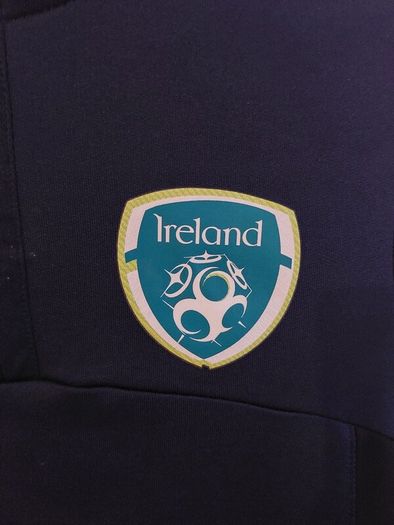 ireland football halfzip top