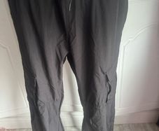 Crivit light black men's cargo pants size L/XL UKW40 L32 Postage included