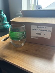 Tullamore D.E.W set of 6 water glasses