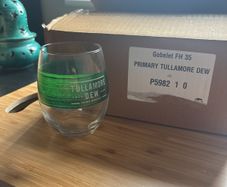 Tullamore D.E.W set of 6 water glasses