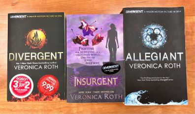 Divergent, Insurgent & Allegiant, by Veronica Roth