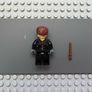 lego Harry Potter hp179 Cedric Diggory minifigure - Black and Yellow Uniform, Shirt Tail Image 2