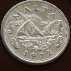 Malta 1972 Vintage Coin Stamp cover BUNC