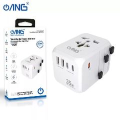 Worldwide Travel Adapter 5 Port USB 35W fast Charge