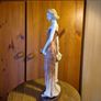 Vintage Tall Figurine of a Lady with a Flower Basket. Image 6
