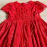 M&s red tulle dress 3-4y Image 8