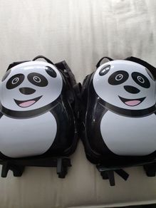 2 x kids hardshell trolley cases