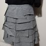 Next Linen Check Skirt Image 5