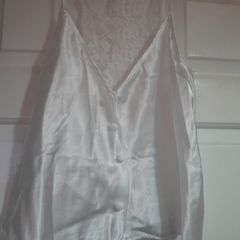 Satin/lace lingerie top