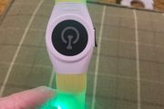 Illuminated silicone dog collar with usb Flash.