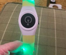 Illuminated silicone dog collar with usb Flash.