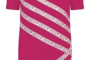 Genuine GUESS Girls Pink Cotton Short Sleeve Sweater Dress