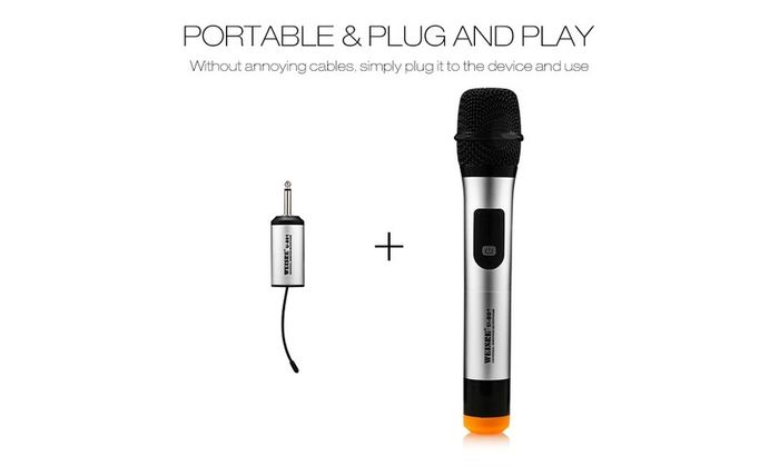 Brand New Best Pro  Universal Wireless Microphone Black