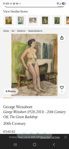 3 X George Weissbort Original Oil On Board