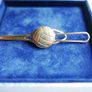 Vintage  Nippy Clip Football Ball Gents Tie Bar Clip Image 2