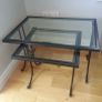 Iron & Glass Coffee Table Nest Image 2