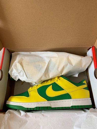 Nike Dunk Low Reverse Brazil UK 10 / US 11 DEADSTOCK