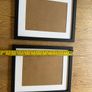 Pair of black photo frames Image 3