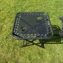 2 black recliner garden chairs Image 7