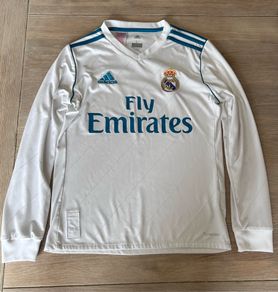 Real Madrid 2017 18 Home Jersey Youth Large 13 14 Long Sleeve