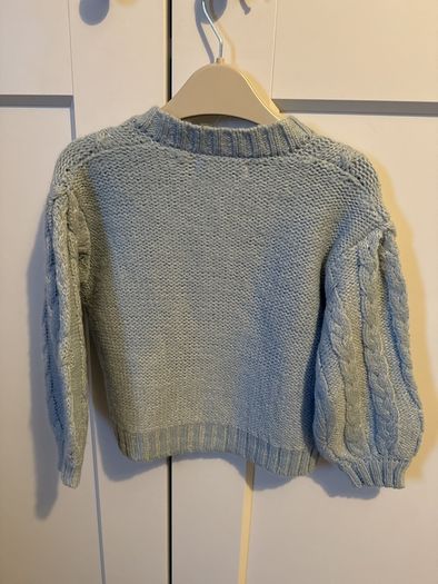 Leigh tucker Willow cardigan blue 12-18 m - new with tag