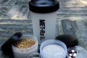 Protein Shaker Bottle with STORAGE