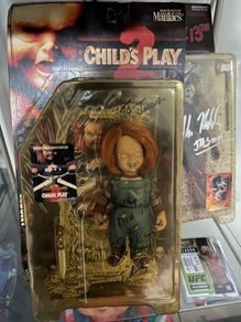 McFarlane Chucky Childs play 2 figure signed