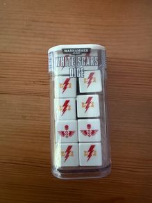 Warhammer 40k White Scars Dice Set