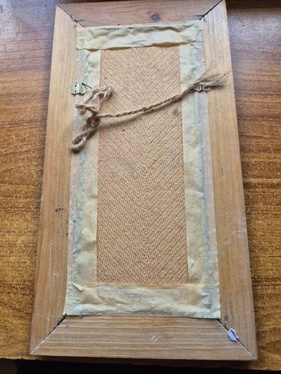 Vintage God Bless This House, Make it Safe. Wooden Irish Blessing.