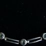Vintage Sterling Silver 925 Blue Topaz Bracelet length 7,7" - 8,6g Image 3