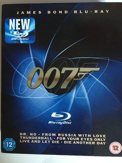 007 James Bond - Six Movie Boxset (Connery, Moore & Brosnan) [6xBlu-ray Movies]