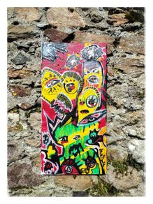 Original Acrylic Painting The Sleep of Reason Produces Monsters
