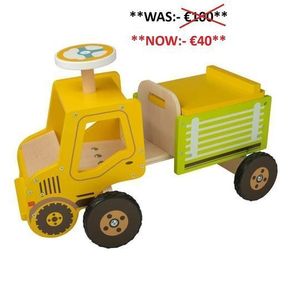 Kids Playtive wooden ride-on truck