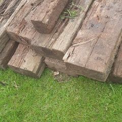 Reclaimed Railway Sleepers Garden, Landscaping